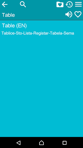 English Serbian Dictionary Screen 3