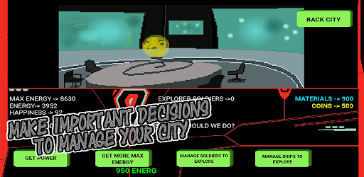 The First Space Civilization: Screen 3