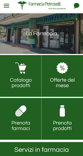 Android application Farmacia Petroselli screenshort
