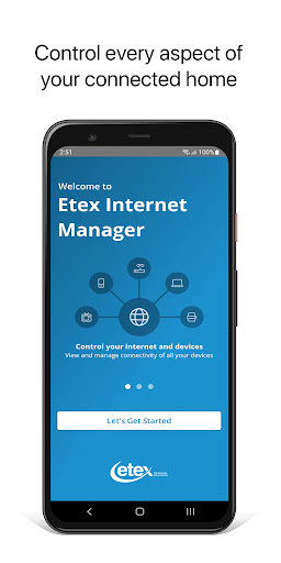 Android application Etex Internet Manager screenshort