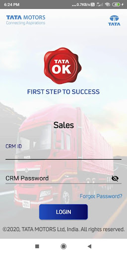 Android application Tata ok Sales screenshort