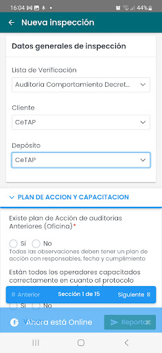 CetApp GO Screen 3
