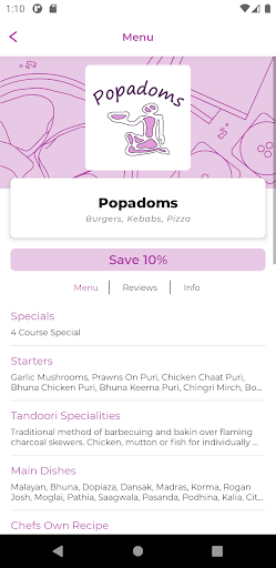 Popadoms TS24 Screen 2