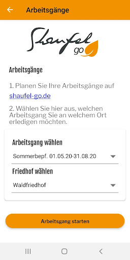 Shaufel go Screen 3