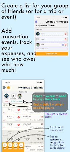EZSplit : Easy Split Payments Screen 2
