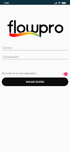 Android application FlowProApp screenshort