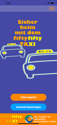 fiftyfifty Taxi Werra-Meißner Screen 2