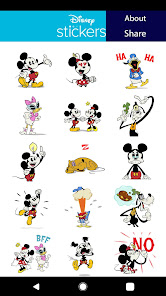 Screenshot 3 Disney Stickers: Mickey & Frie android