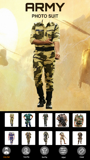 Army Photo Suit Editor ArmyMan Screen 2