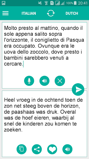 Italian Dutch Translator Screen 2