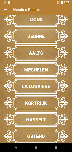 Adan Belgique Horaires Prières Screen 3