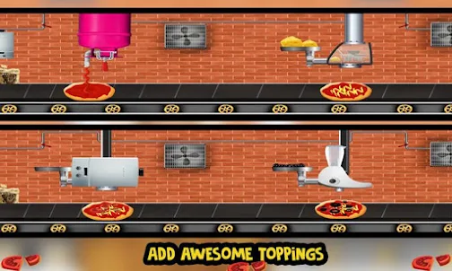 ピザ工場出荷：食品を焼く料理ゲーム