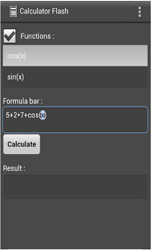 Calculator Flash Screen 2