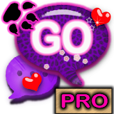 Purple Leopard theme for GOSMS icon