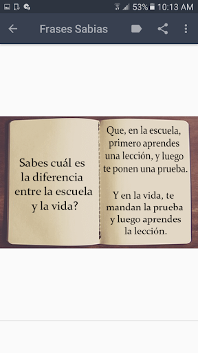 Frases Sabias De La Vida By Lucyapps Google Play United States Searchman App Data Information