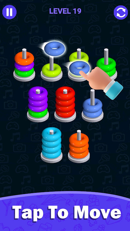 Stacolor: Hoop Stack Ring Game - 1.591 - (Android)