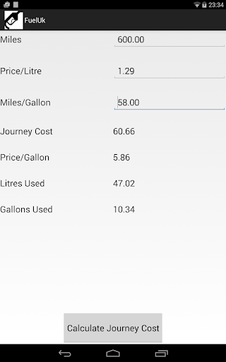 FuelUKPro Fuel Cost Calculator