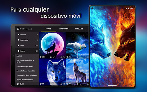 Captura 6 Fondos de pantalla con lobos android