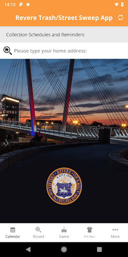 Android application Revere Trash/Street Sweep App screenshort