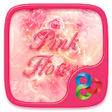 Pink Flower Go Launcher Theme icon