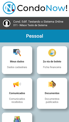 Android application CondoNow - Portal do Morador screenshort