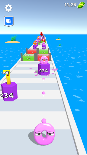 Android application Merge Number Run screenshort
