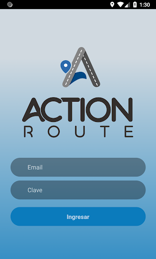 Android application Action Route screenshort