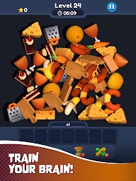 Food Match 3D: Tile Puzzle