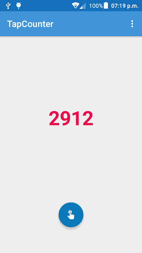 Android application Tap Counter screenshort