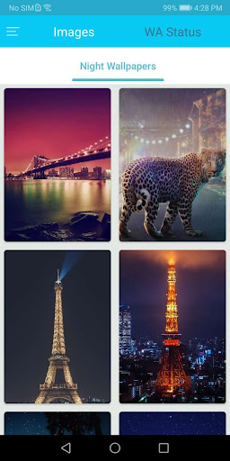 Android application Night Sky Wallpaper screenshort