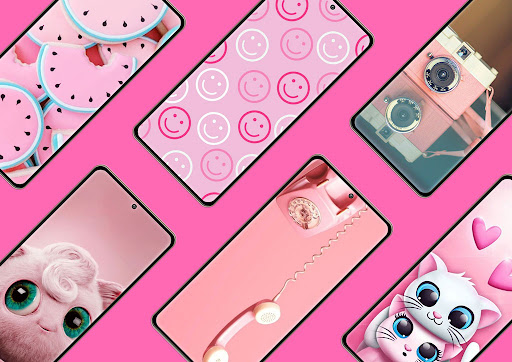 Preppy Wallpaper Pink Screen 3