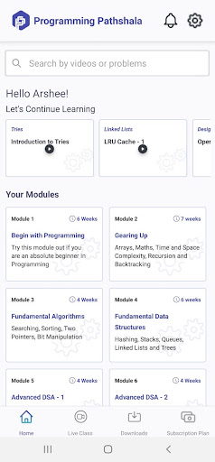 Programming Pathshala Screen 2