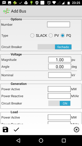 SEPSolver - Power Flow Calculation