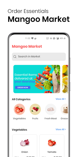 Mangoo Online Food Delivery Screen 2