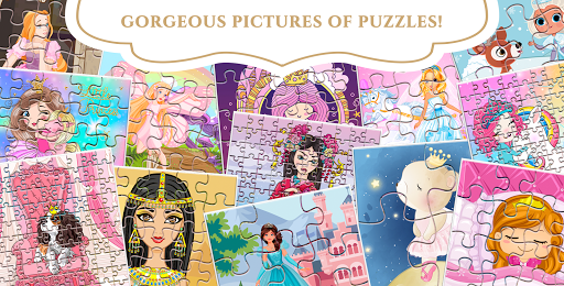 Android application Princess Puzzle game for girls screenshort