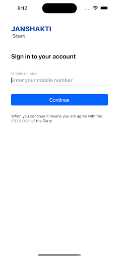 Android application Janshakti screenshort
