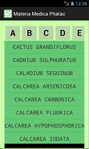 Materia Medica Phatak Screen 2