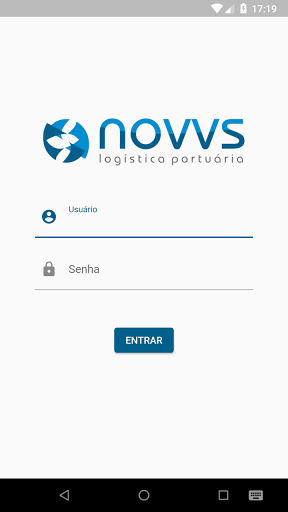 Android application Novvs Operacional screenshort