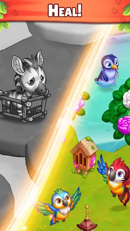Game screenshot Paradise Paws: Merge Animals apk download
