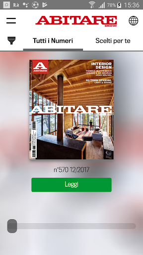 Android application ABITARE screenshort