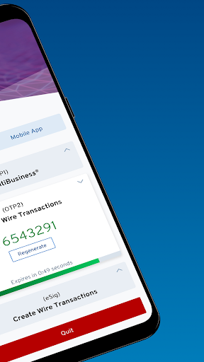 Screenshot of CitiBusiness Mobile