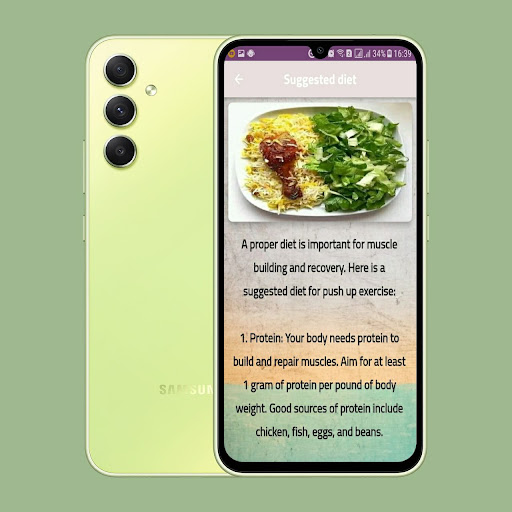 Android application Push Up Guide screenshort