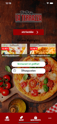 Android application Trattoria La Terrazza screenshort