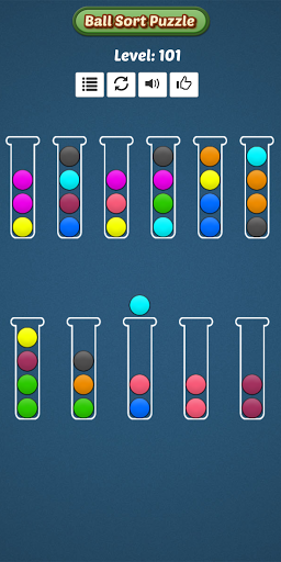 Android application Ball sort game online screenshort