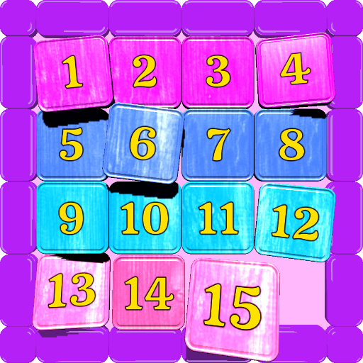 Sliding Numbers Puzzle - Magic 15 Puzzle