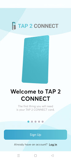 Android application TAP2CONNECT screenshort