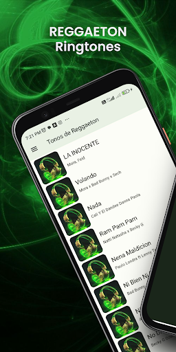 Android application Reggaeton music ringtones screenshort