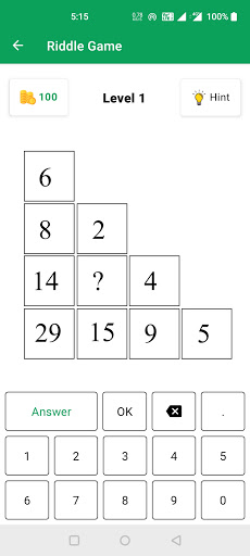 inMath: Math Formula & Games Screen 2