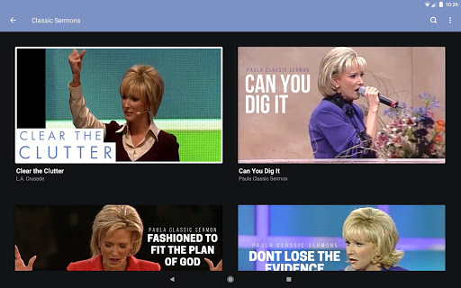 Screenshot of Paula White Ministries Media