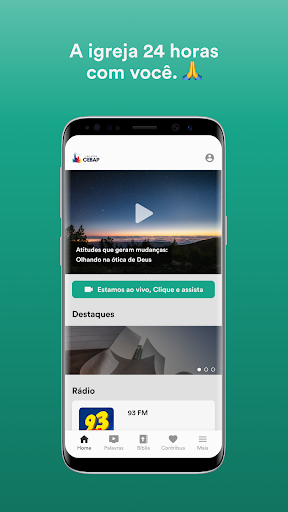 Android application Iglesia CEBAP screenshort